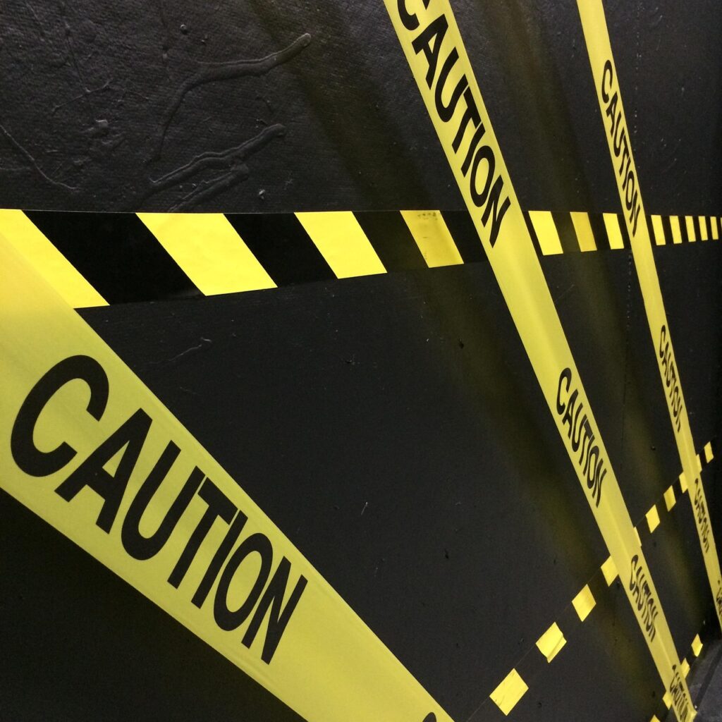 warning caution